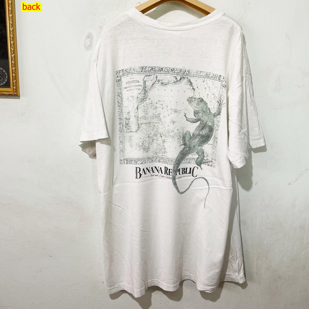 ス*ー様 90s BANANA REPUBLIC サーマル・シャツ 90s BANANA REPUBLIC サーマル・シャツ