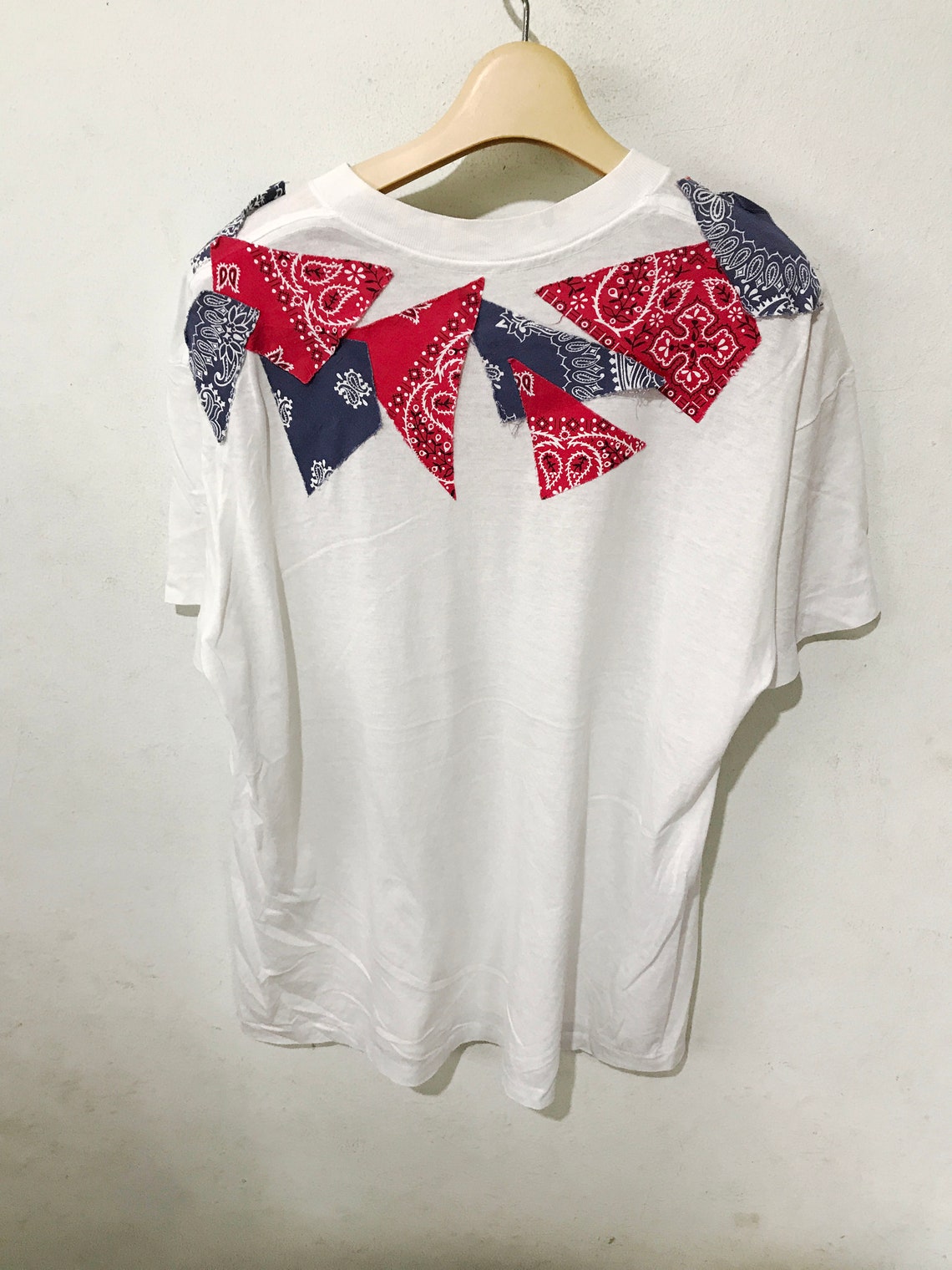 Vintage 90s Handkerchief Paisley Pattern Shirt Size L Free | Etsy