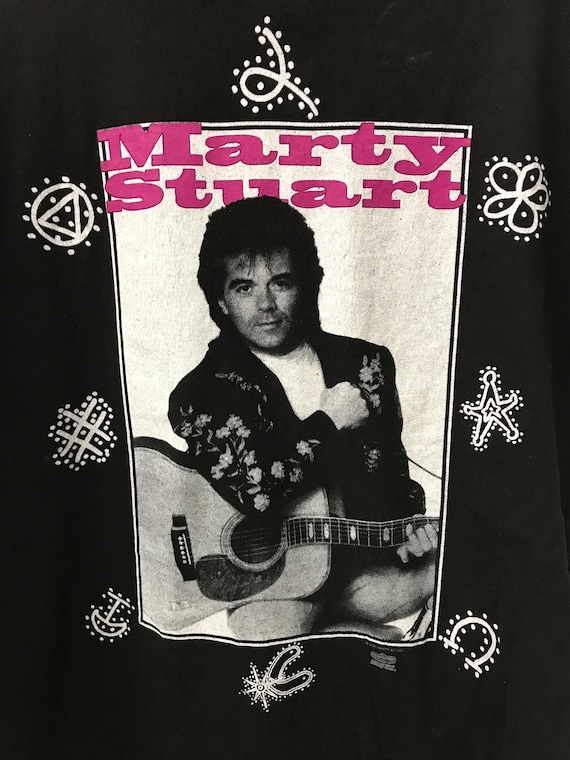 MARTY STUART ブラックTシャツ Lサイズ Vintage 1993 Marty Stuart Tour T-shirt Size L - Etsy Canada