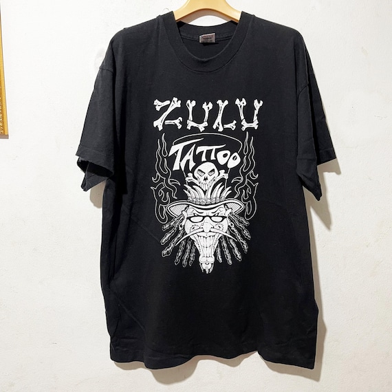 Vintage 90s Tattoo Voodoo T-shirt Size XL - Etsy Denmark
