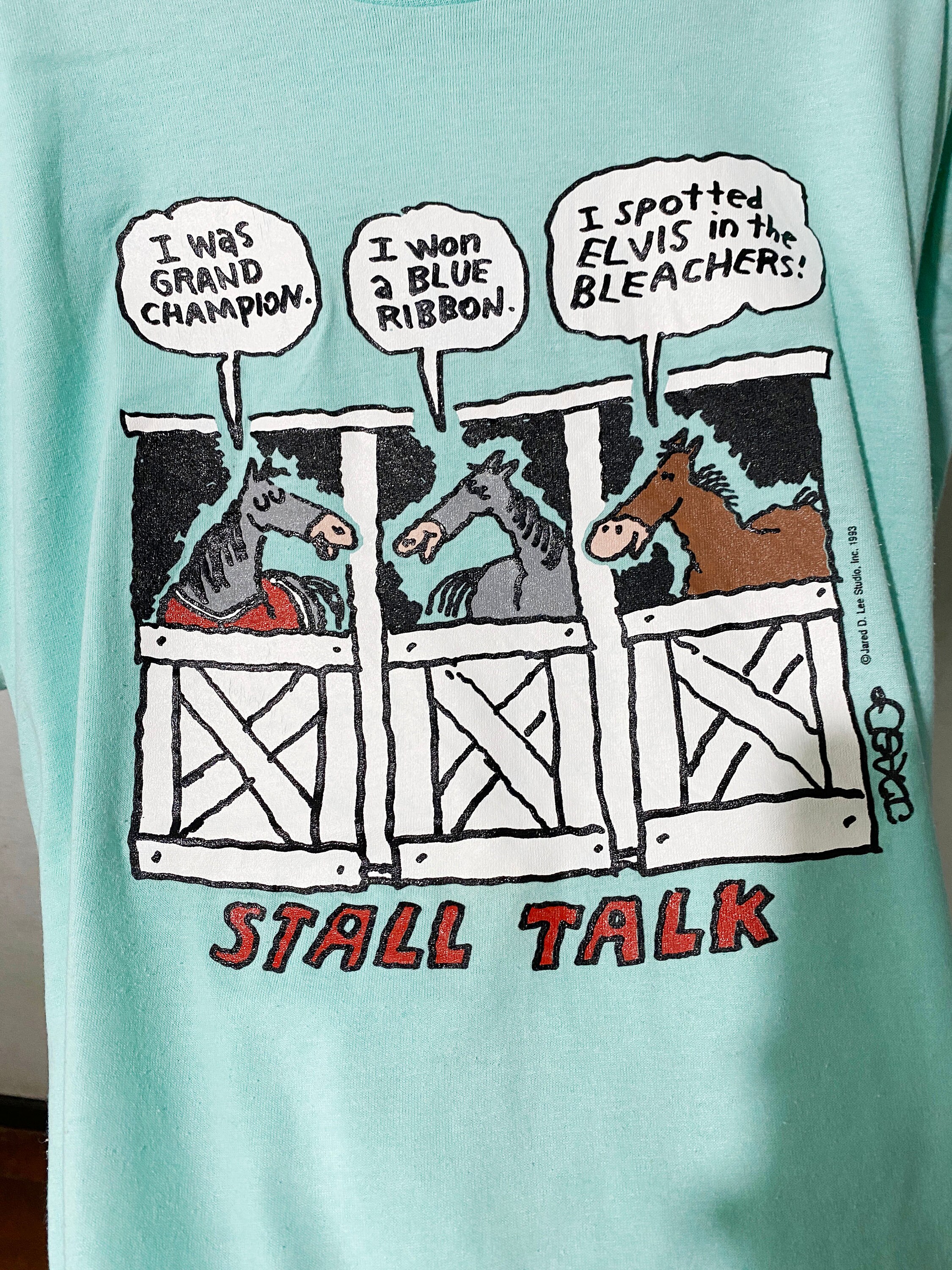 Vintage 1993 Jared D Lee Horse Comic T-shirt Size XL - Etsy Norway