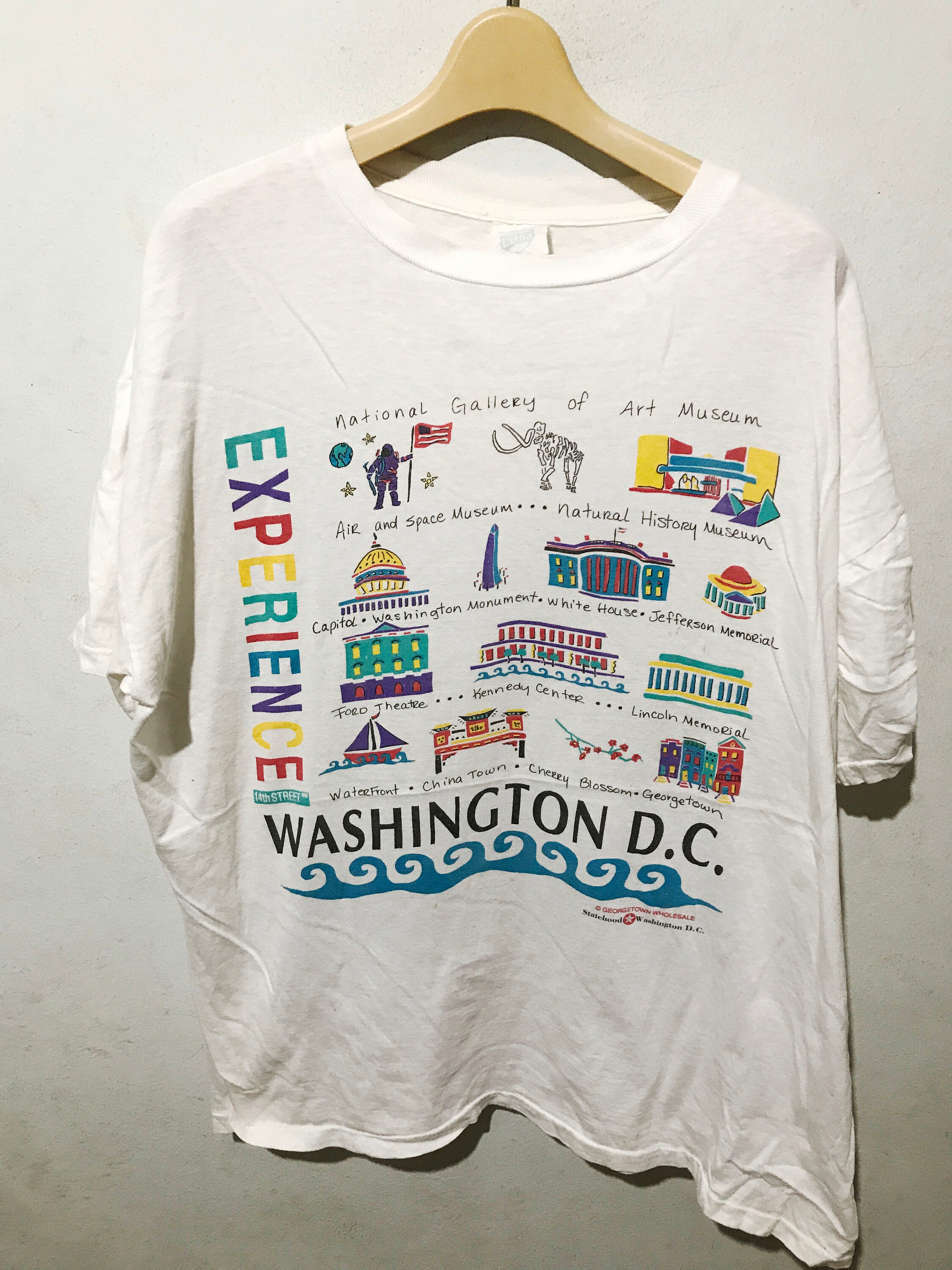 Vintage Washington DC Experiences Shirt Size XL Free Shipping Etsy