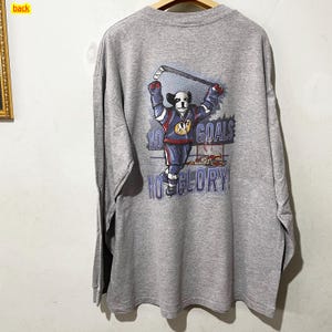 Vintage 1997 Big Dogs Shirt Size XL Vintage &quot;No Goals No Glory&quot; Tee, Vintage Animal Shirt, Vintage Dog Shirt