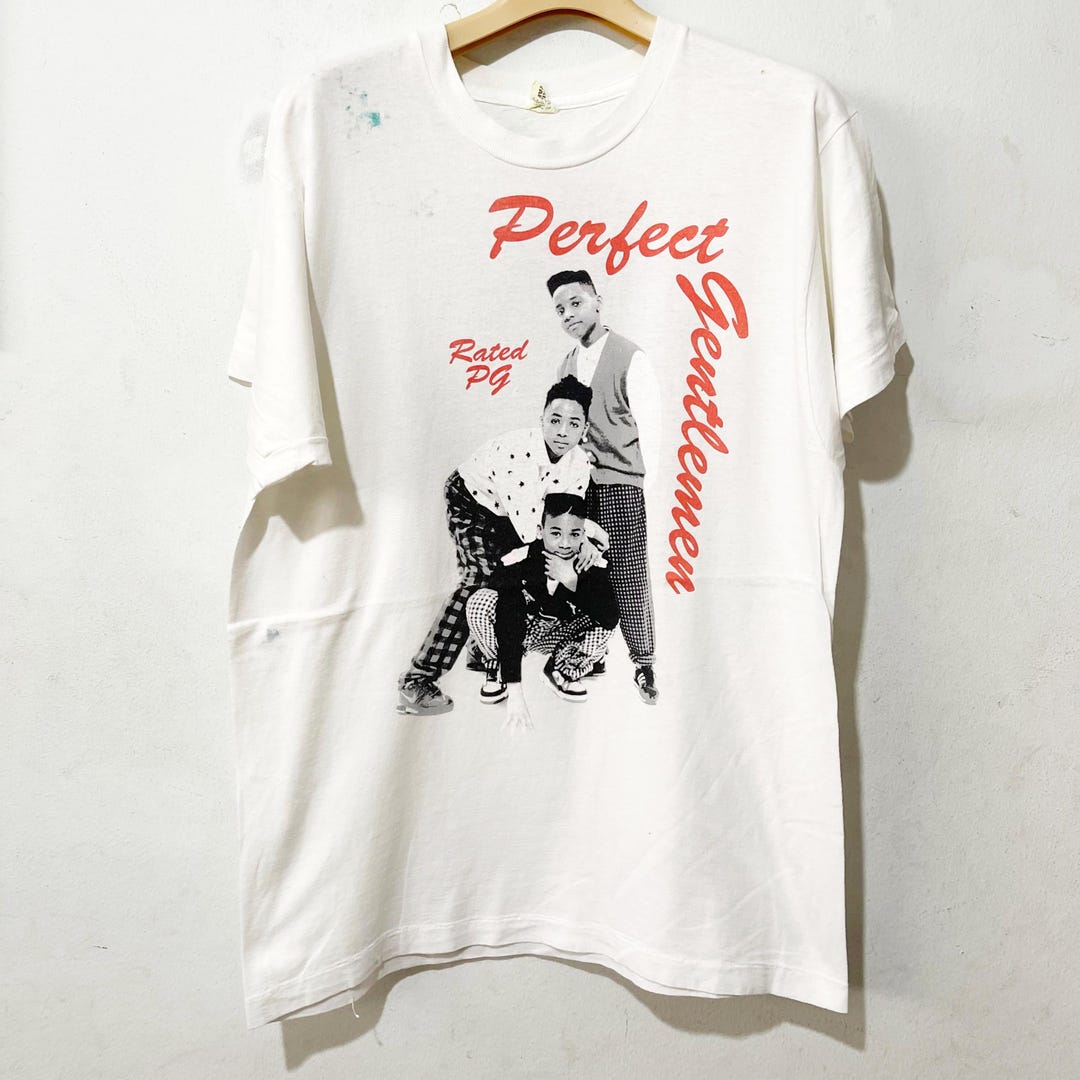 90s Perfect Gentlemen ヴィンテージ Hanes Tシャツ Vintage 90s Perfect Gentlemen T-shirt Size L - Etsy