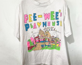 Vintage 1989 Pee-wee’s Playhouse T-Shirt Size S