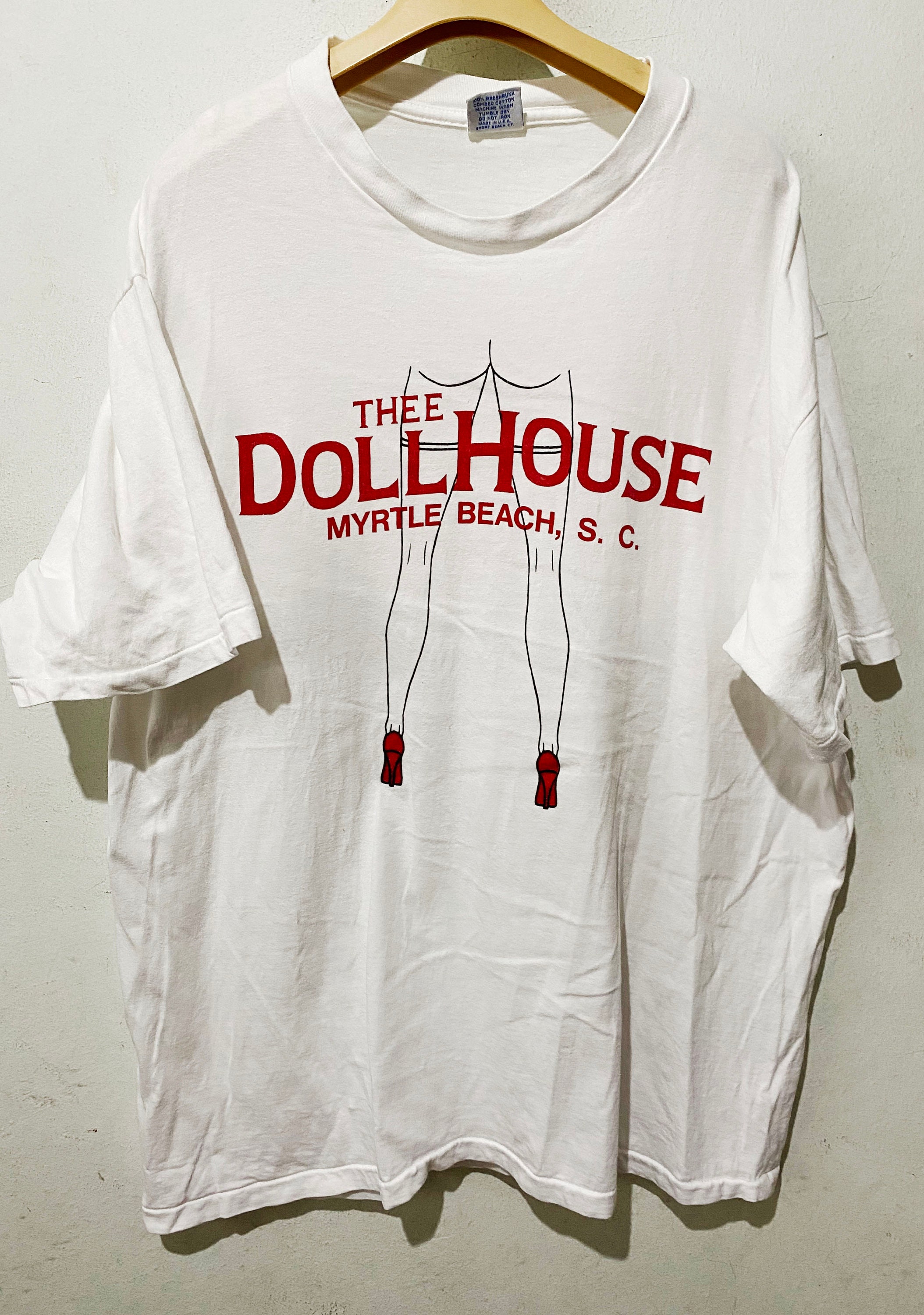 Vintage Thee Dollhouse Myrtle Beach Shirt Size XL Free Etsy