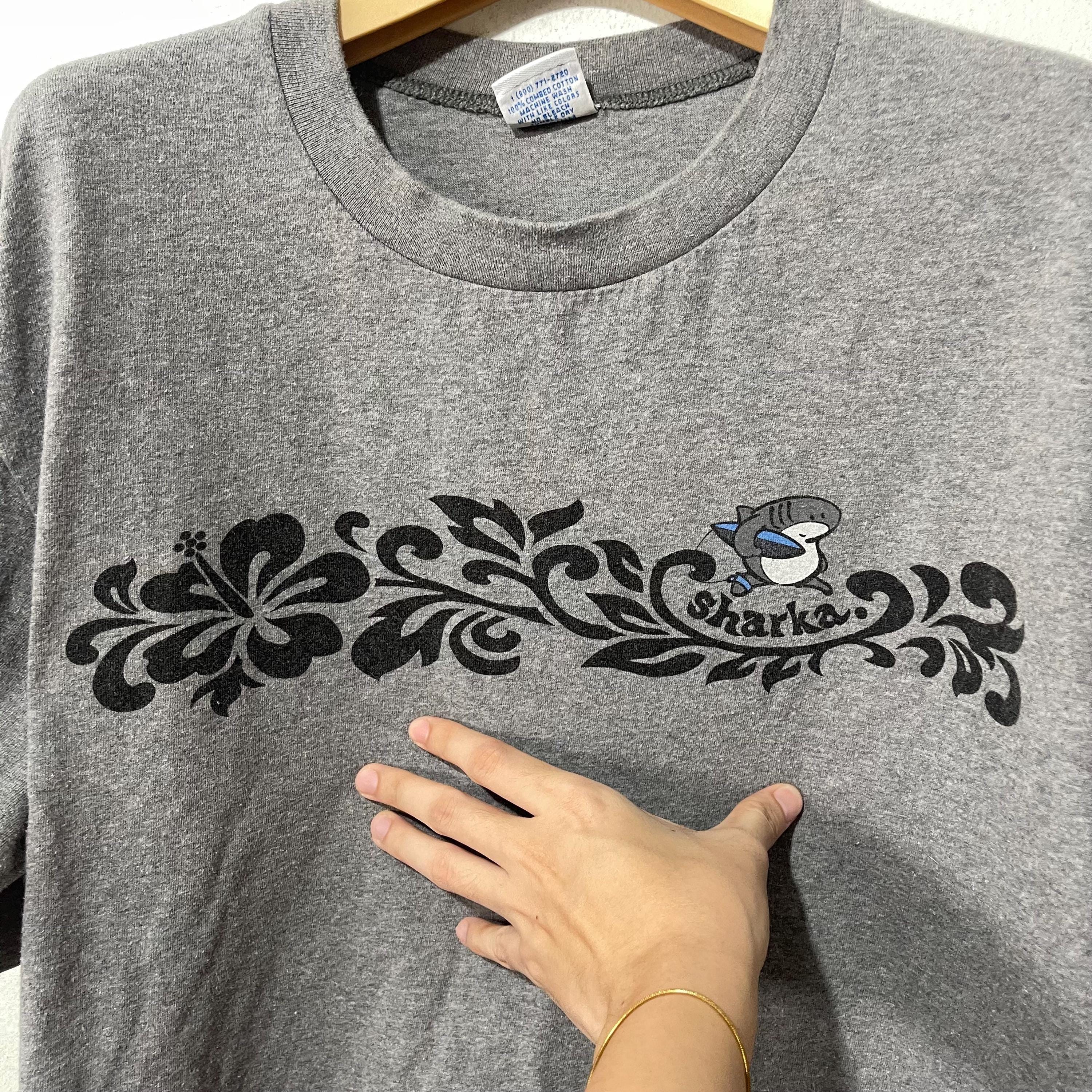 90年代ヴィンテージ クレイジーシャツ ハワイシャークTシャツ サイズM 