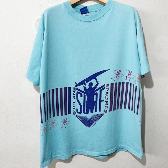 Vintage 80s OP Ocean Pacific T-shirt Size L - Etsy
