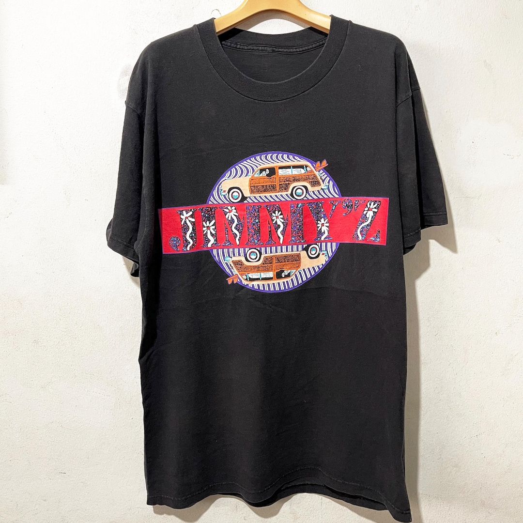 Vintage 90s Jimmy'z T-shirt Surf Skate Streetwear Graphic Tee Size