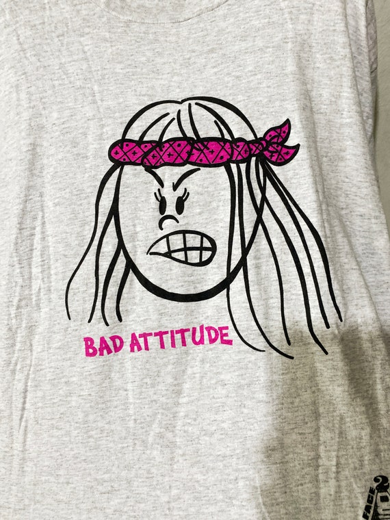 Vintage 90s Face 2 Face Attitude T-shirt Size XL - Etsy