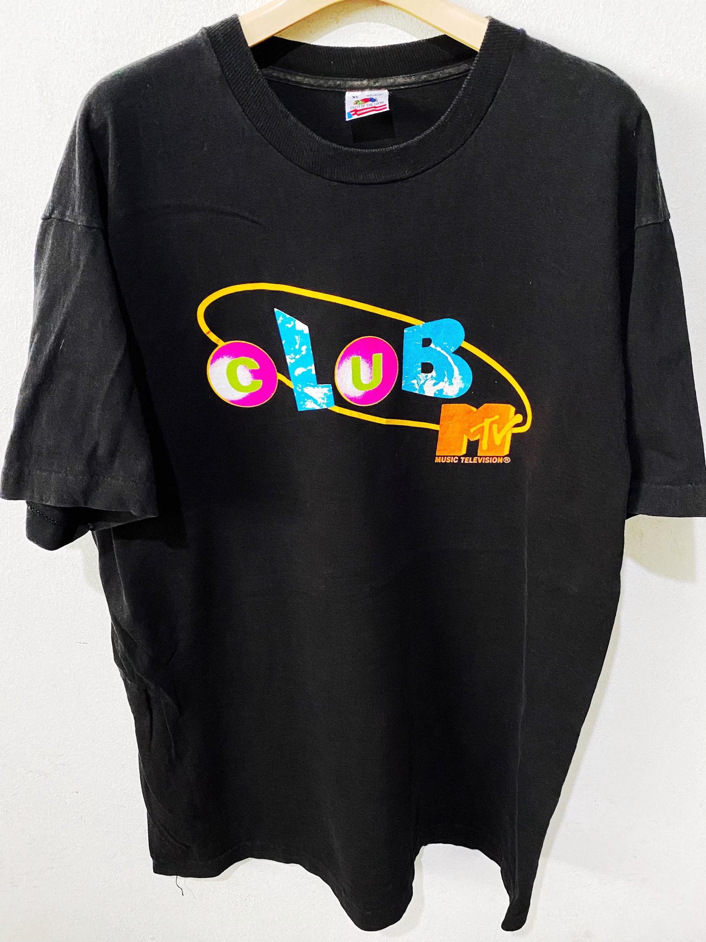 Vintage 90s MTV Shirt Size XL Vintage Music Television Tee  