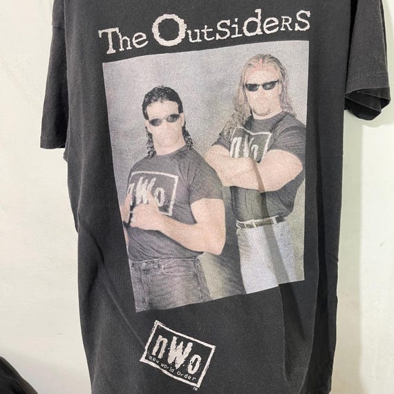Vintage 90s Nwo Outsiders T-shirt Size M Scott Hall (razor Ramon