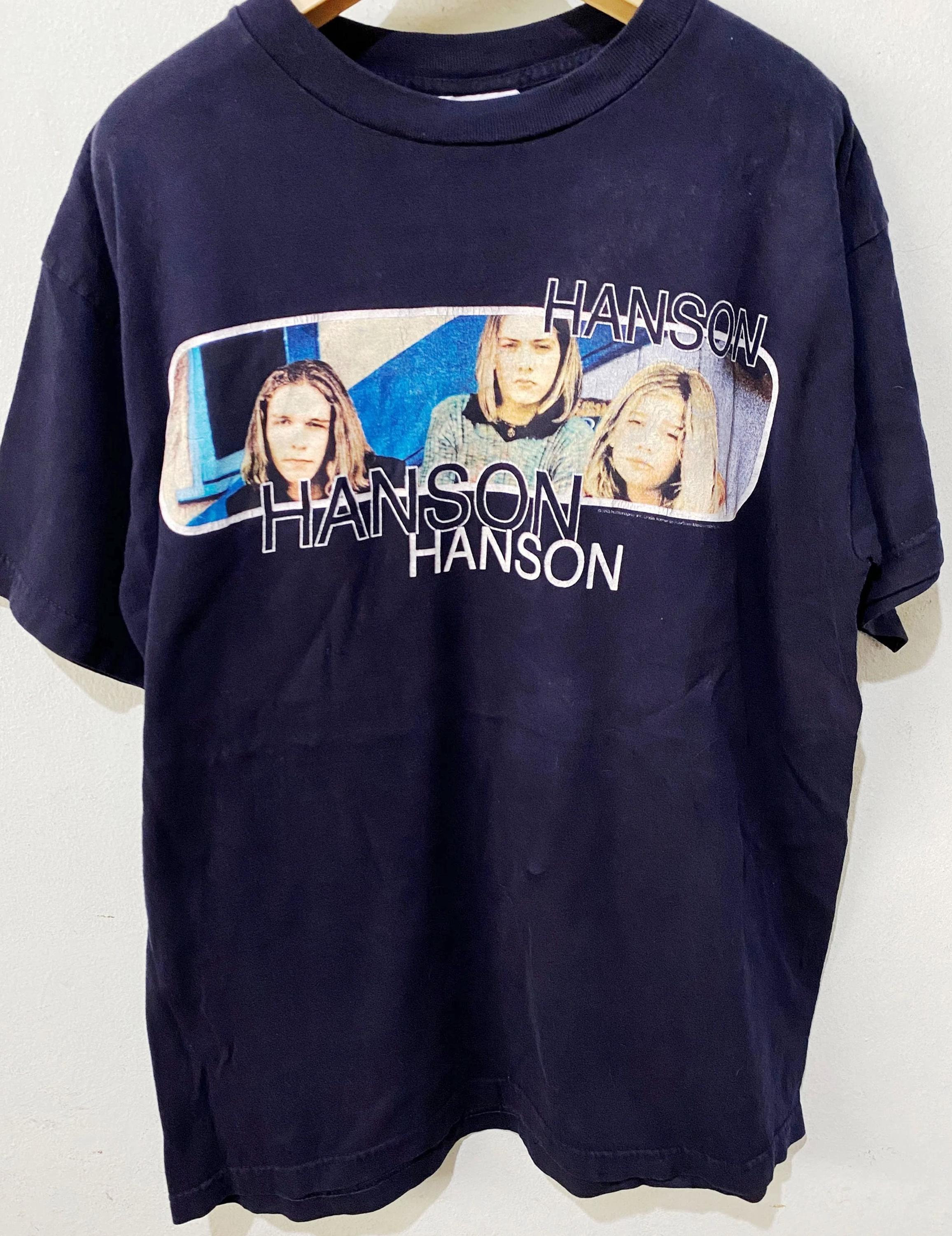 HANSON 90s ヴィンテージTシャツ Vintage 1998 Hanson Shirt Size L 90s Pop Rock Tee, Vintage Band