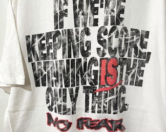 極フェード90s XL NO FEAR メッセージ vtg Tシャツ sk8 fit=scale-down,w=1200