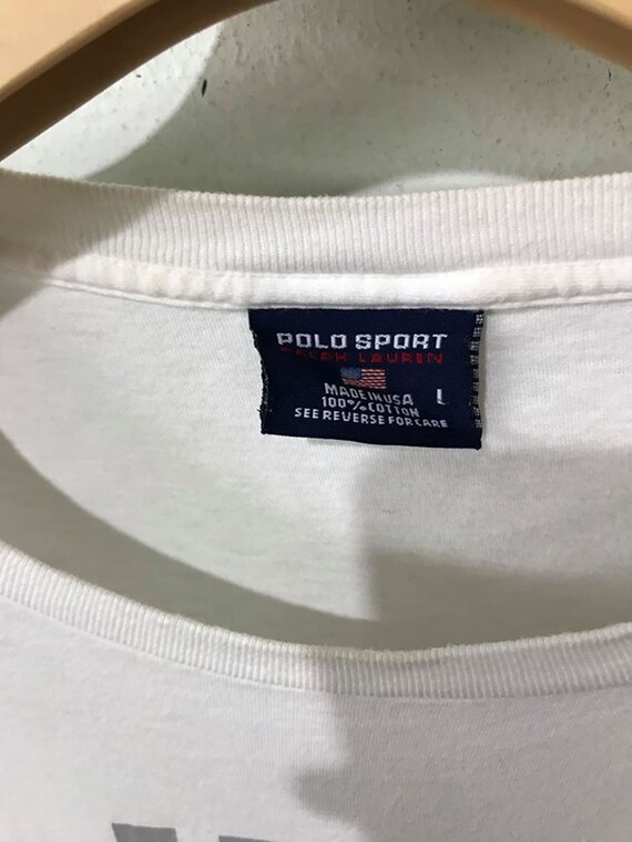 Vintage 90s Polo Sport by Ralph Lauren Shirt Size… - image 4
