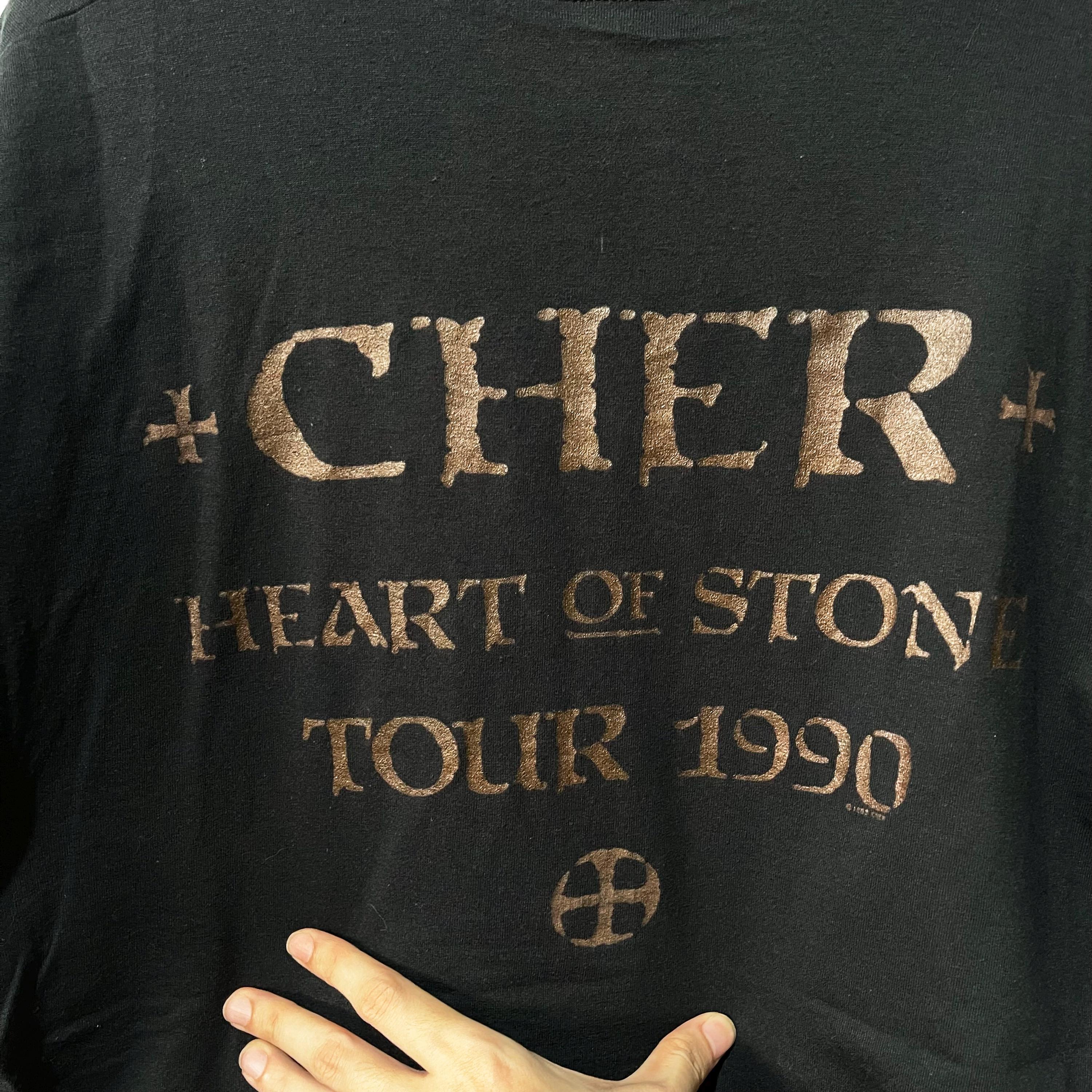 Vintage 1990 Cher Tour Heart of Stone T-shirt Size L–XL - Etsy Israel