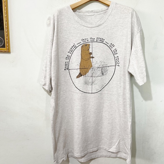 DANDED 90年代 コラージュTシャツ Sサイズ 90年代ヴィンテージ プレーリードッグ ダン・カタネオ Tシャツ サイズ