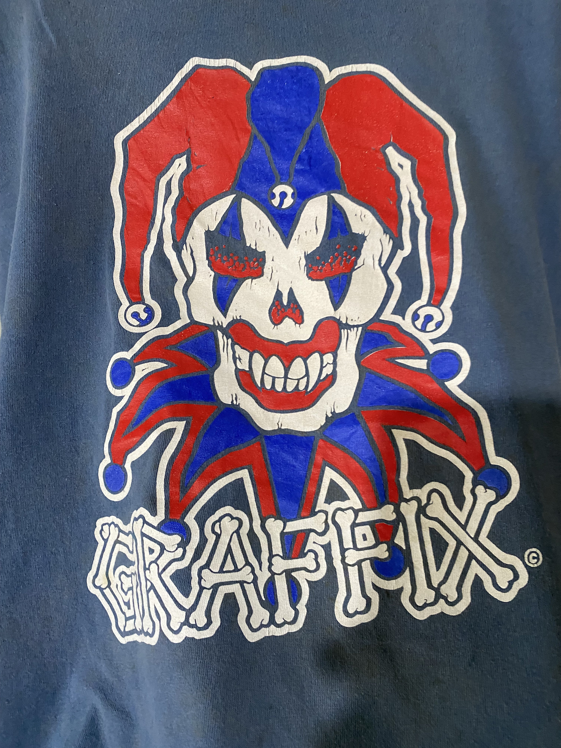 2024-25 秋冬新作  ハイブランドの Shirt Jester Graffix 90s Vintage Size Shirt Clown Vintage L トップス