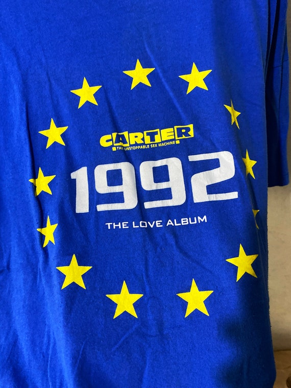 90年代　ヴィンテージバンドTシャツ　カーター USM Vintage 90s Carter the Unstoppable Sex Machine Shirt Size XL