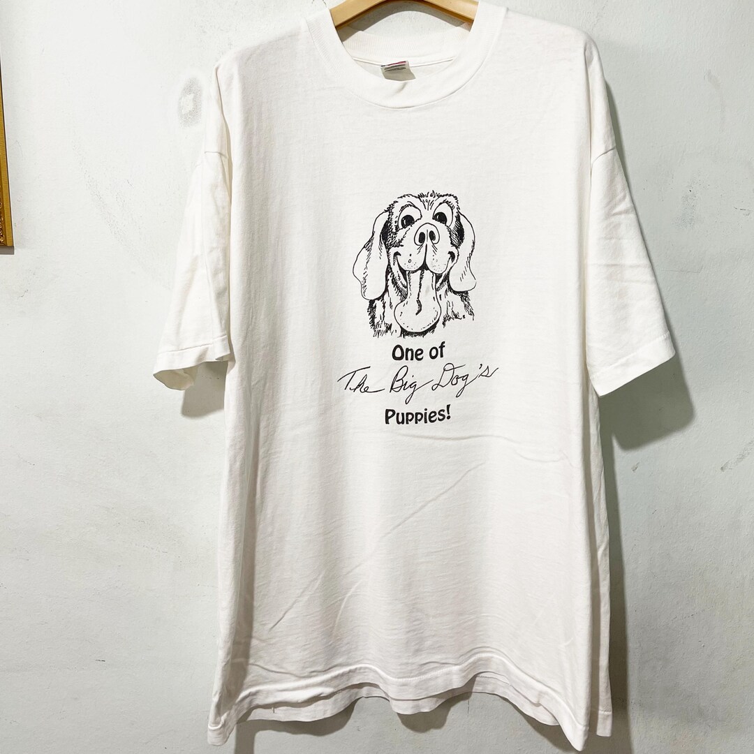 【LYFT希少】 DOG GRAPHIC VINTAGE BIG T-SHIRT Vintage 90s Big Dog's Puppies T-shirt Size XL - Etsy