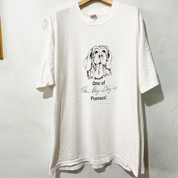 Vintage 90s Big Dog's Puppies T-shirt Size XL - Etsy