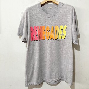 Vintage 1989 Renegades T-Shirt Action Movie Graphic Tee Size L