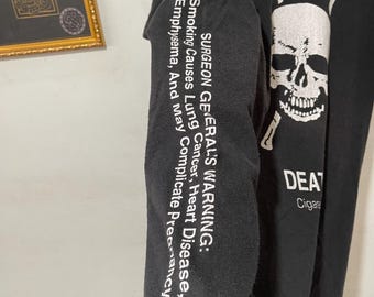 Vintage 90s Death Cigarettes T-shirt Size L - Etsy