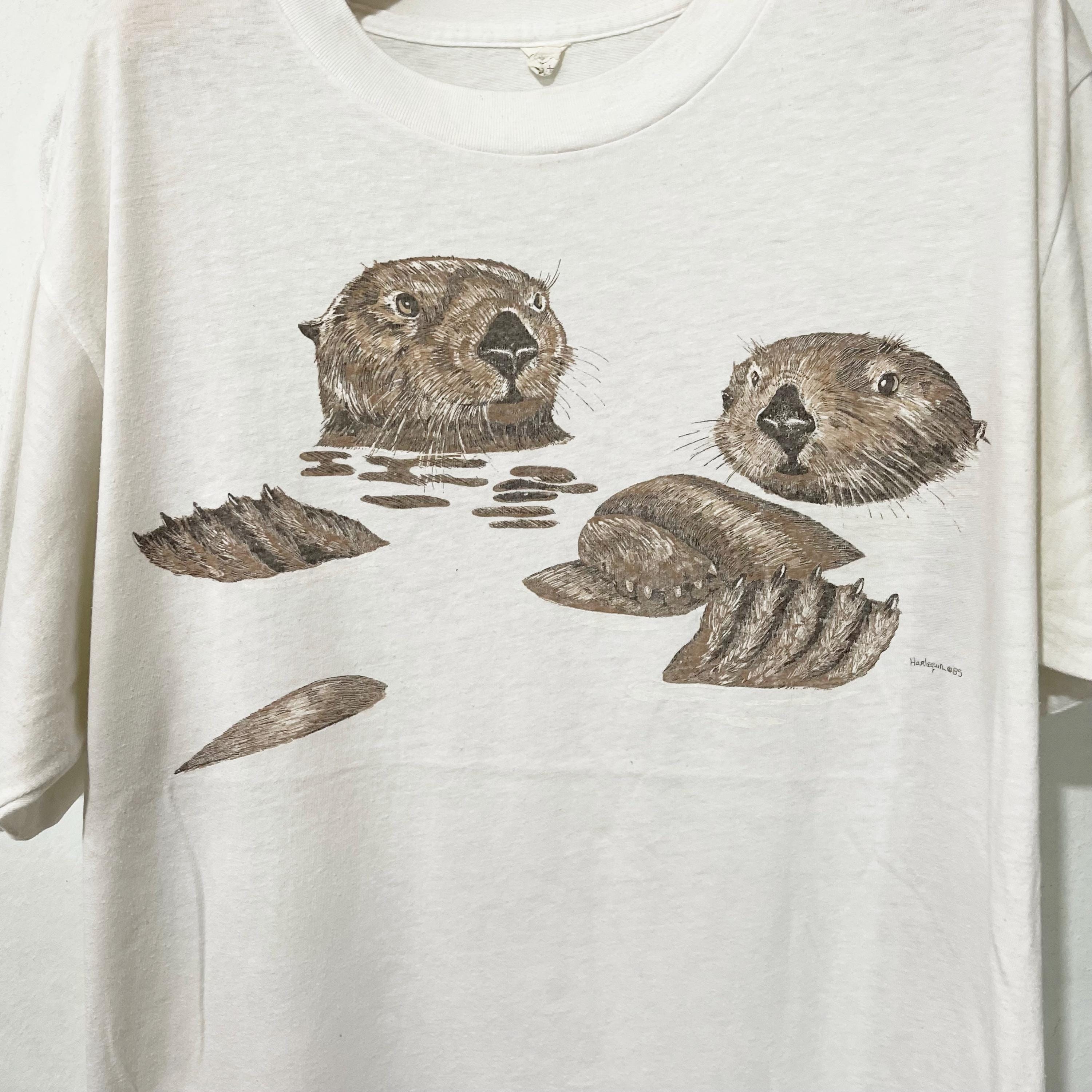 Vintage 1985 Sea Otter Shirt Size L Vintage Harlequin Shirt