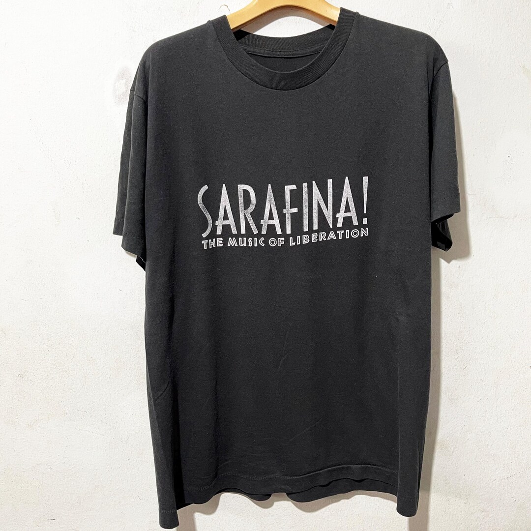 Vintage 80s Sarafina the Music of Liberation T-shirt Size L - Etsy