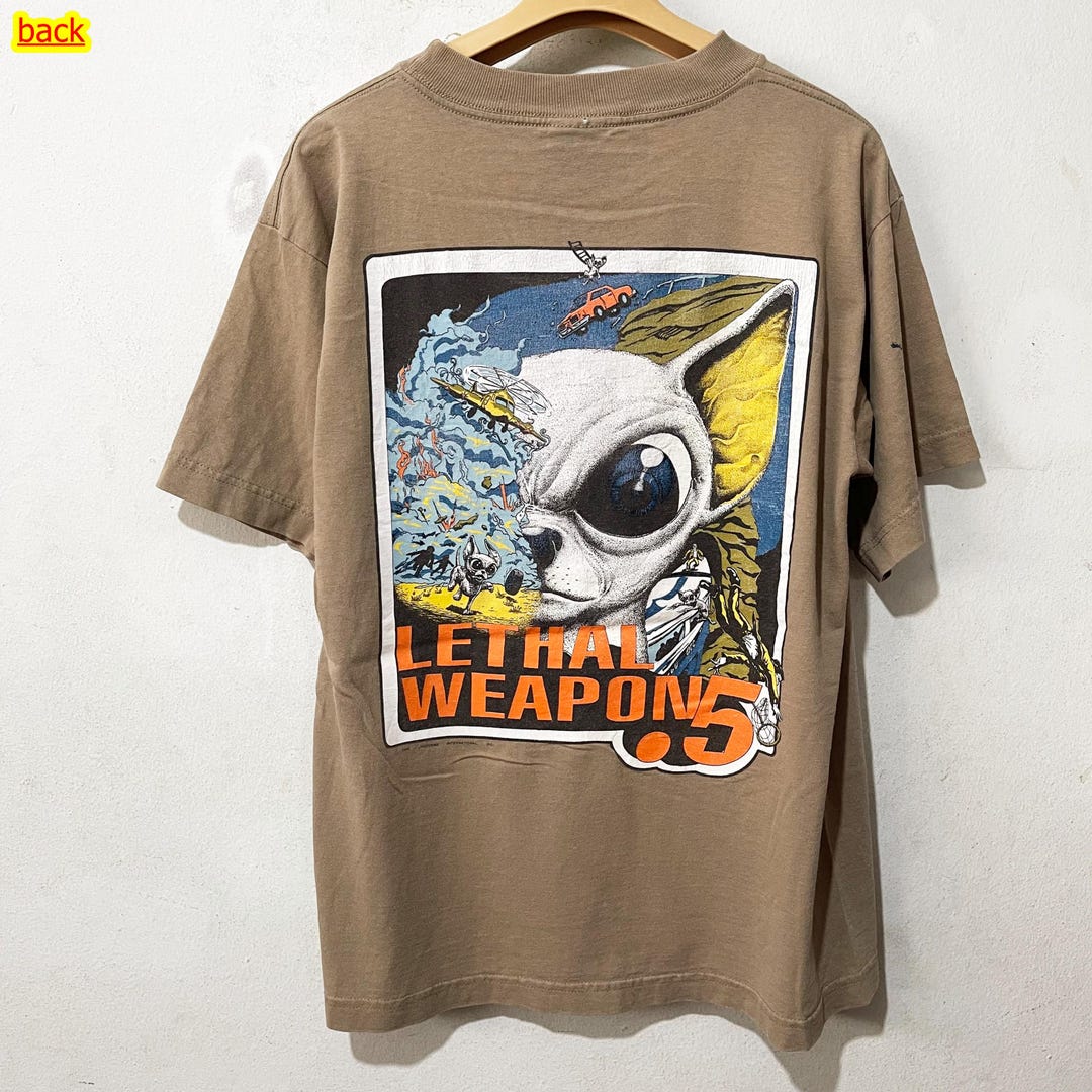 Vintage 90s Lifeforms Lethal Weapon 5 T-shirt Size M - Etsy