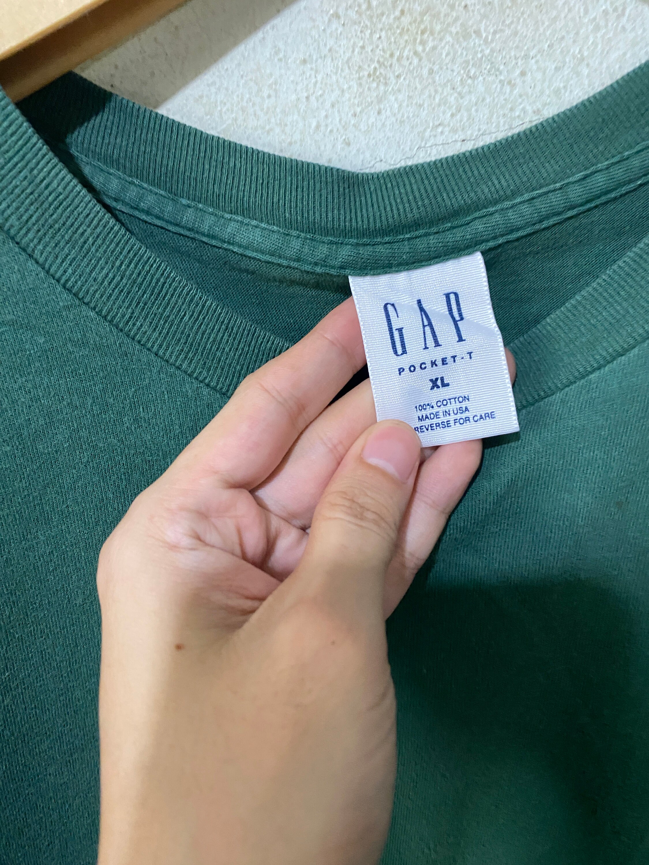 Vintage 90s GAP Pocket Tee Size XL - Etsy