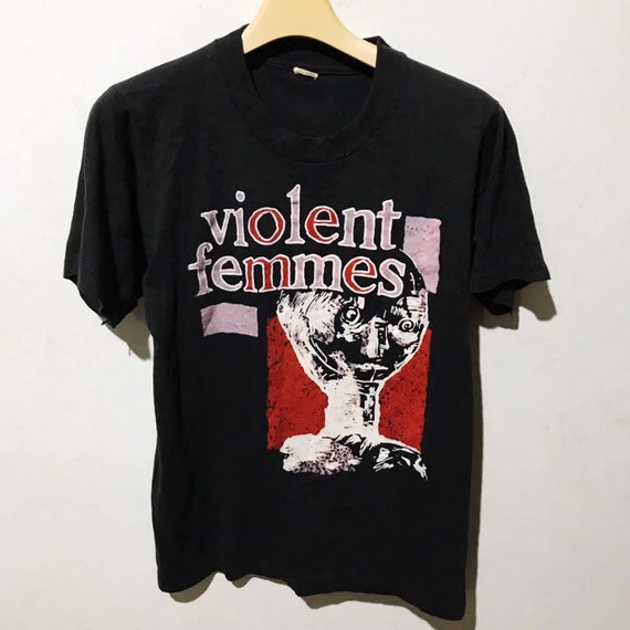 Vintage 80s Violent Femmes Shirt Size XS Free Ship