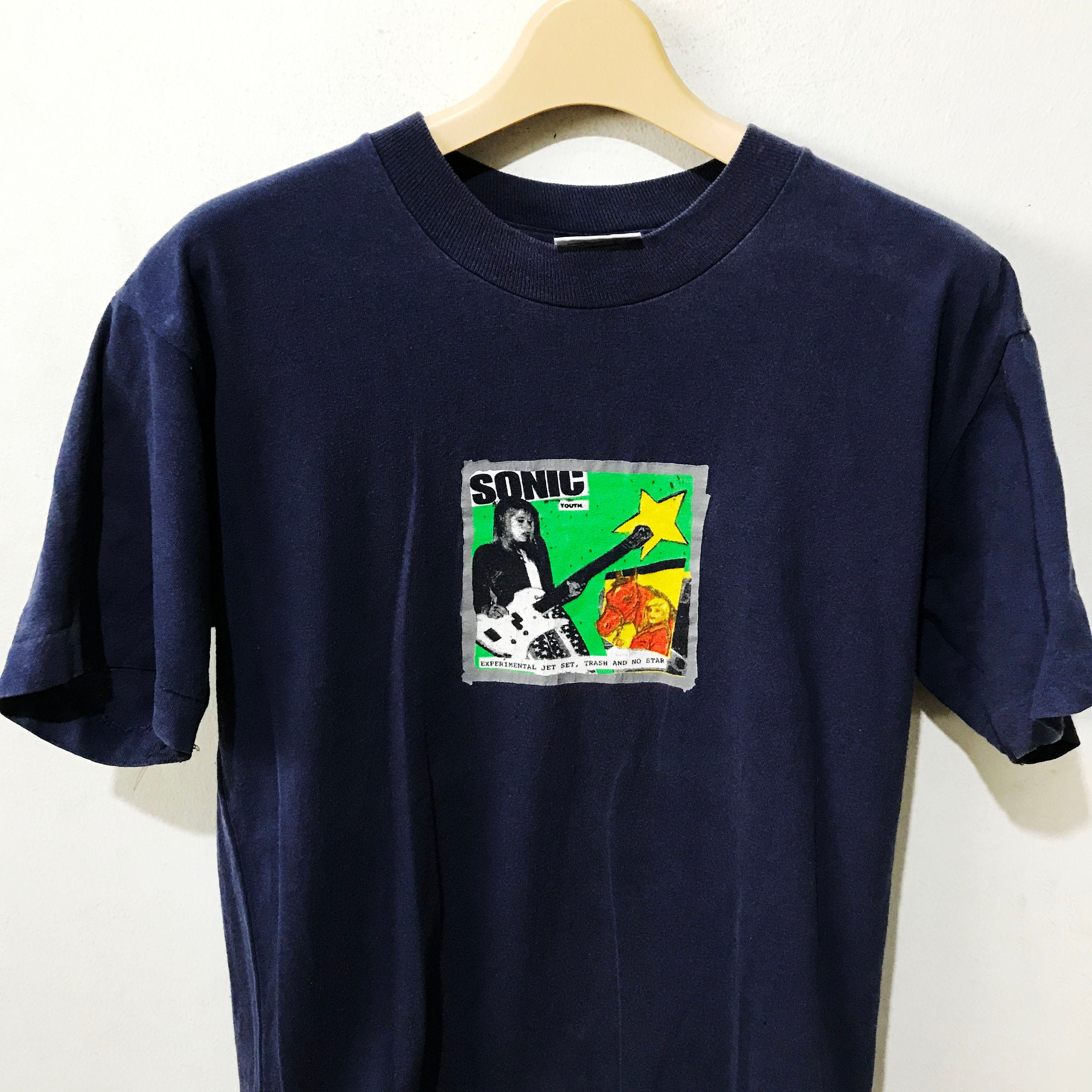 ミュージシャン 94's SONIC YOUTH T-shirt Vintage 1994 Sonic Youth Shirt Experimental Jet Set, Trash and No