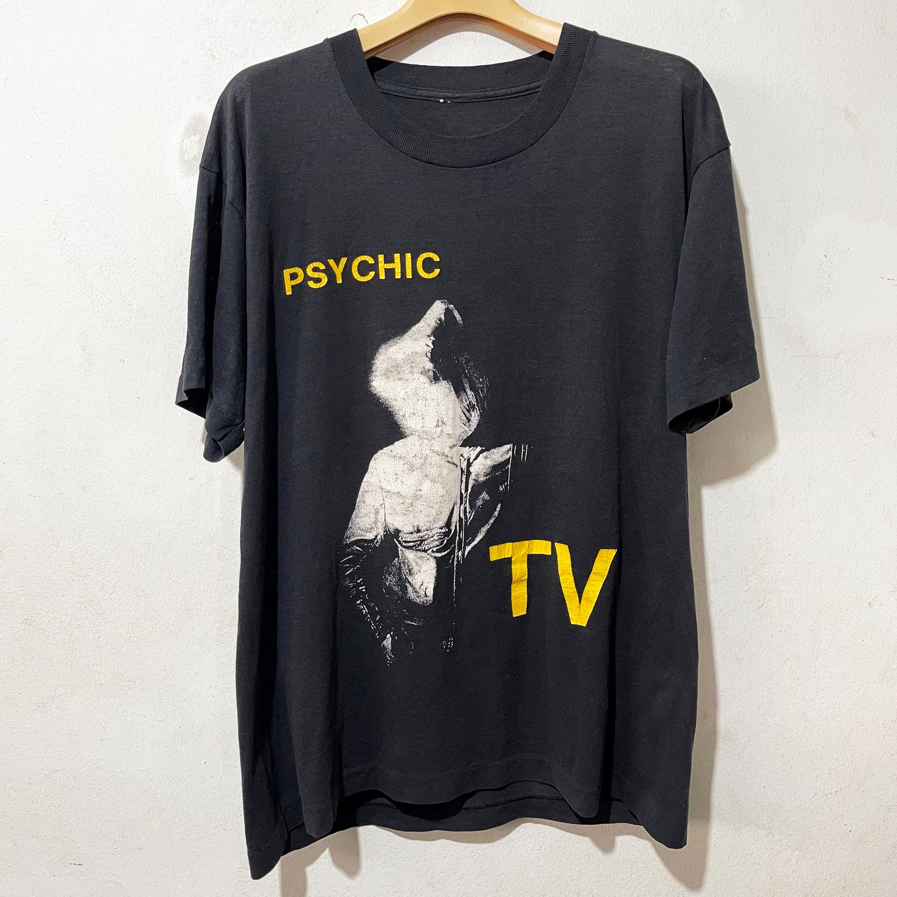 Vintage 80s Psychic TV T-shirt Size L - Etsy