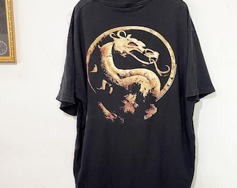 Vintage 1992Mortal Kombat T-Shirt Größe XL