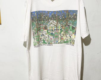 Vintage 90s Tavern on the Green New York T-Shirt Size L-XL