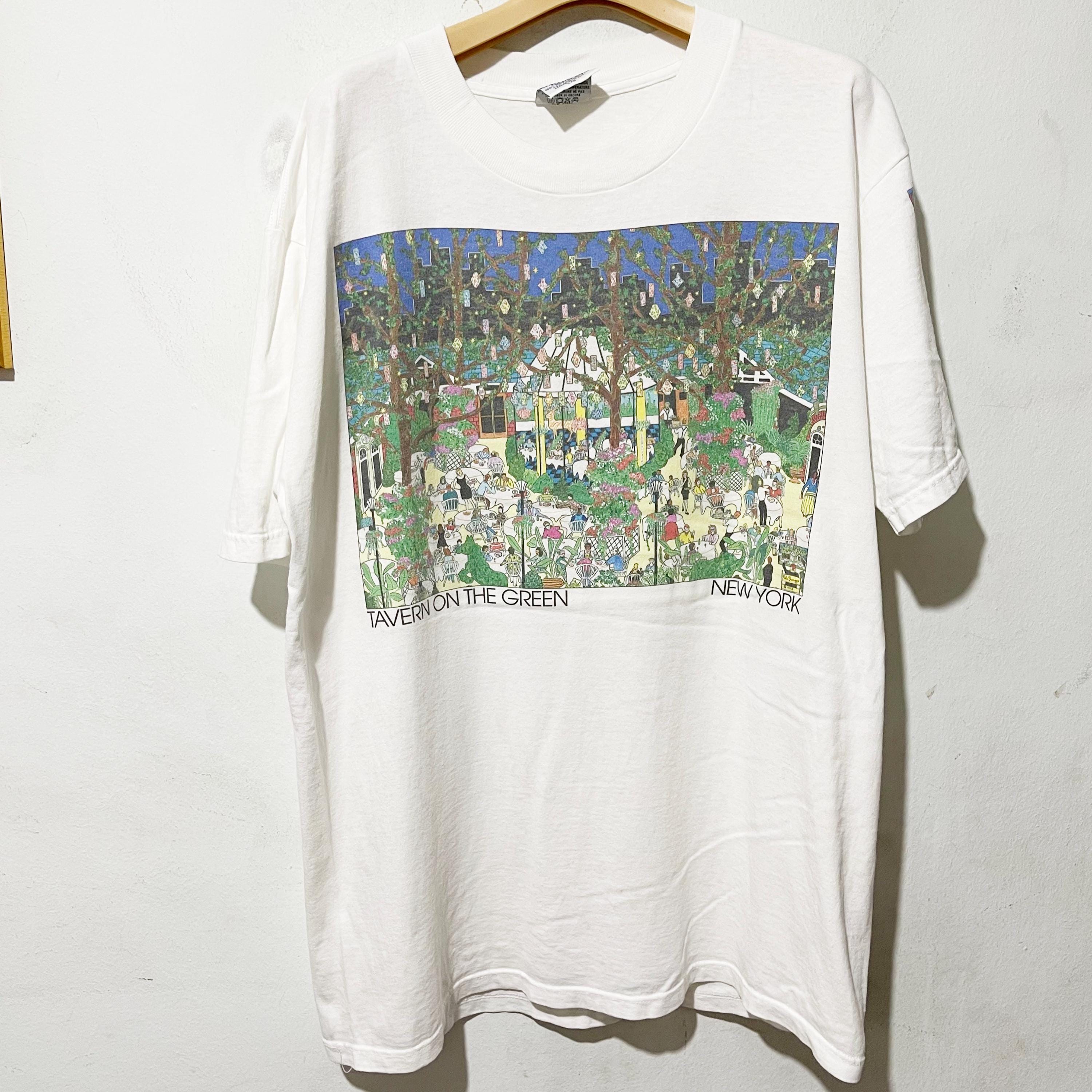 Vintage 90s Tavern on the Green New York T-shirt Size L-XL - Etsy