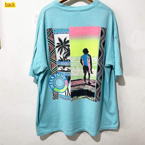 90s USA製 OP Ocean pacific Tシャツ XLサイズ Vintage 90s OP Ocean Pacific Surf T-shirt Size XXL - Etsy