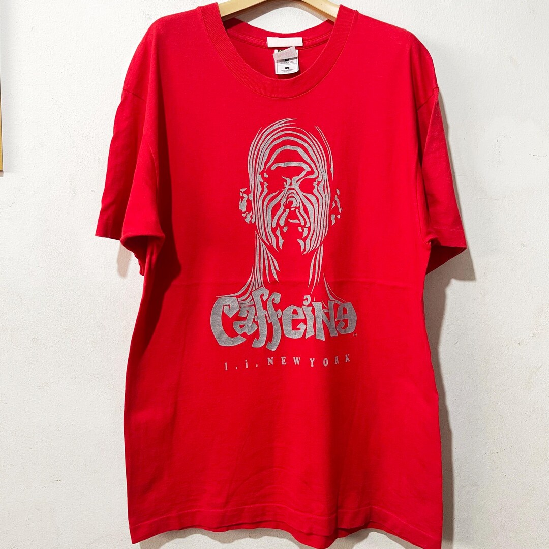Vintage 90s Caffeine Records Techno House T-shirt Size L - Etsy
