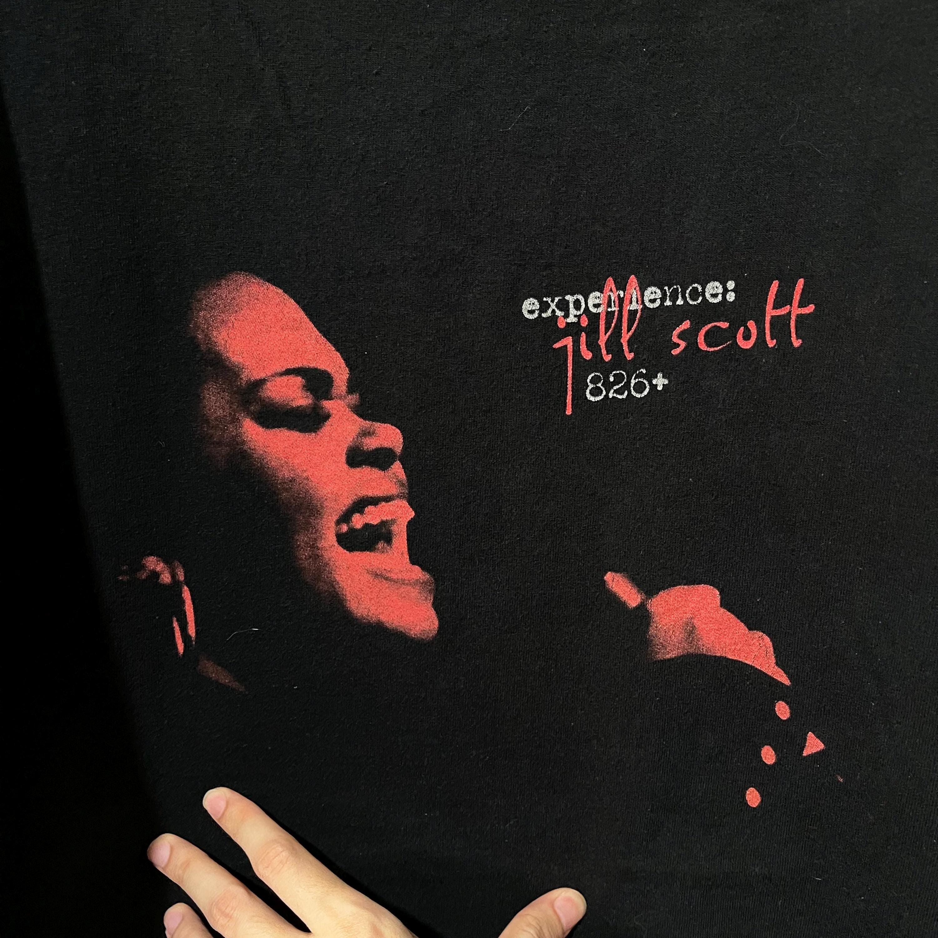 Jill Scott Experience Tシャツ XL ブラック ビンテージ Vintage 2001 Jill Scott Tour T-shirt Size XL - Etsy