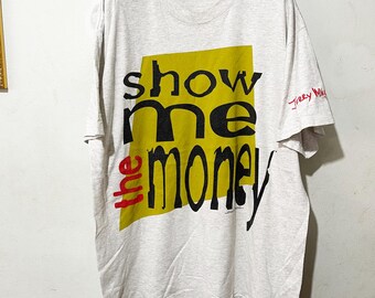 Vintage 1996 Jerry Maguire Show Me the Money T-Shirt Size XL
