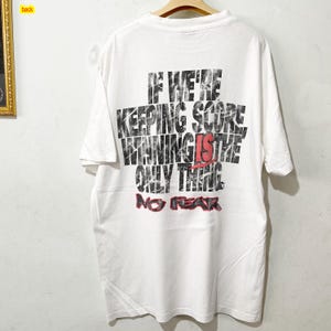 Vintage 90s No Fear Shirt Size L Vintage &quot;IF We&#39;re Keeping score Winning is the Only Thing&quot; Tee, Vintage Skate Shirt, Vintage Surf Shirt