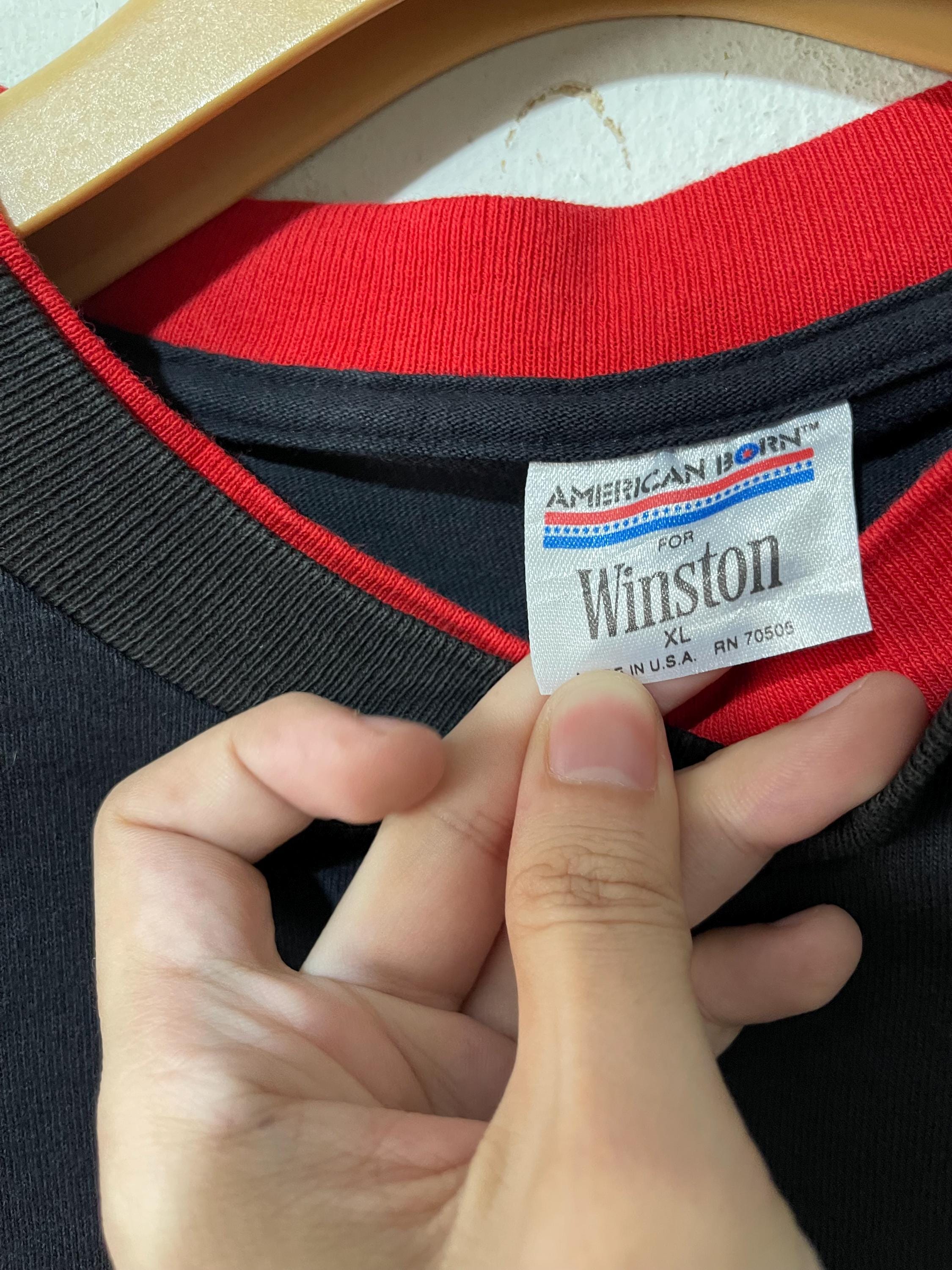 Vintage 90s Winston Racing Team Pocket Tee Size XL - Etsy