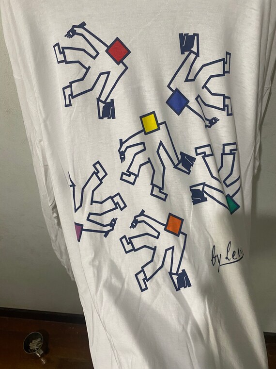 Vintage 90s Pop Art T-shirt Retro Sci-fi Logo Graphic Tee Size XL