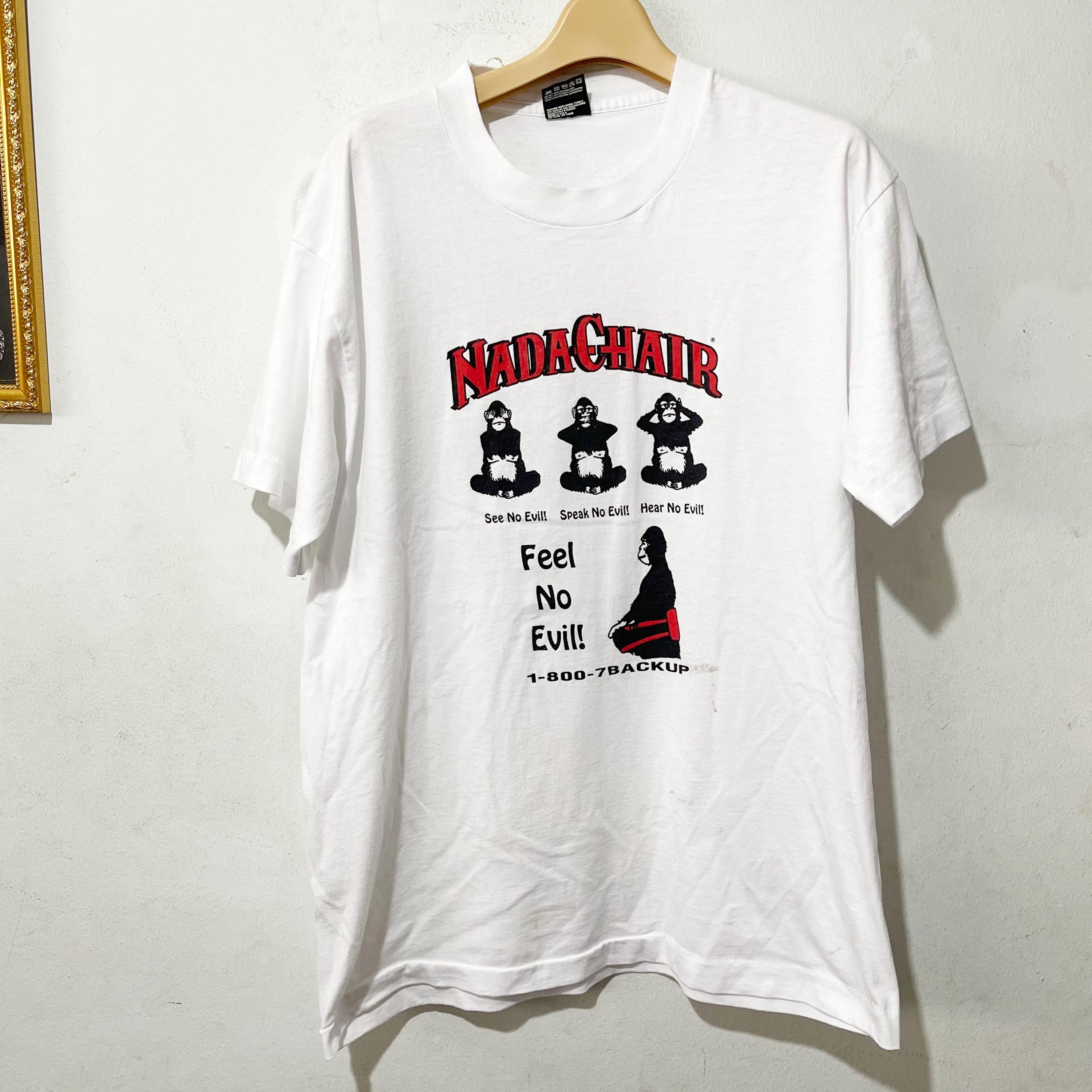Vintage 90s See No Evil Hear No Evil Speak No Evil Monkey T-shirt