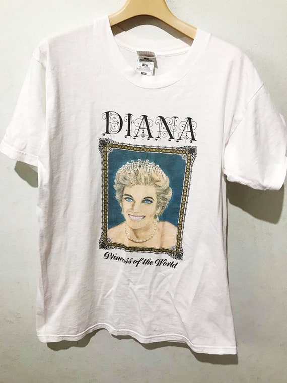 Vintage Diana Princess of Wales Shirt Size M Free Shipping | Etsy