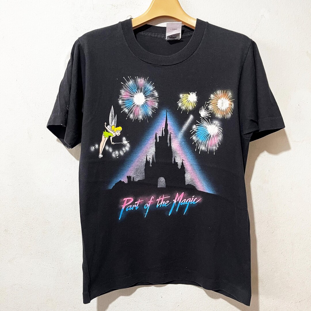 Vintage 90s Tinker Bell Disneyland Magic Kingdom T-shirt Size XXS