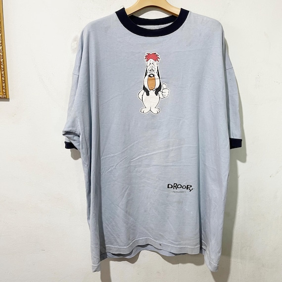 Vintage 1996 Stanley Desantis Droopy Ringer T-shirt Size XL - Etsy