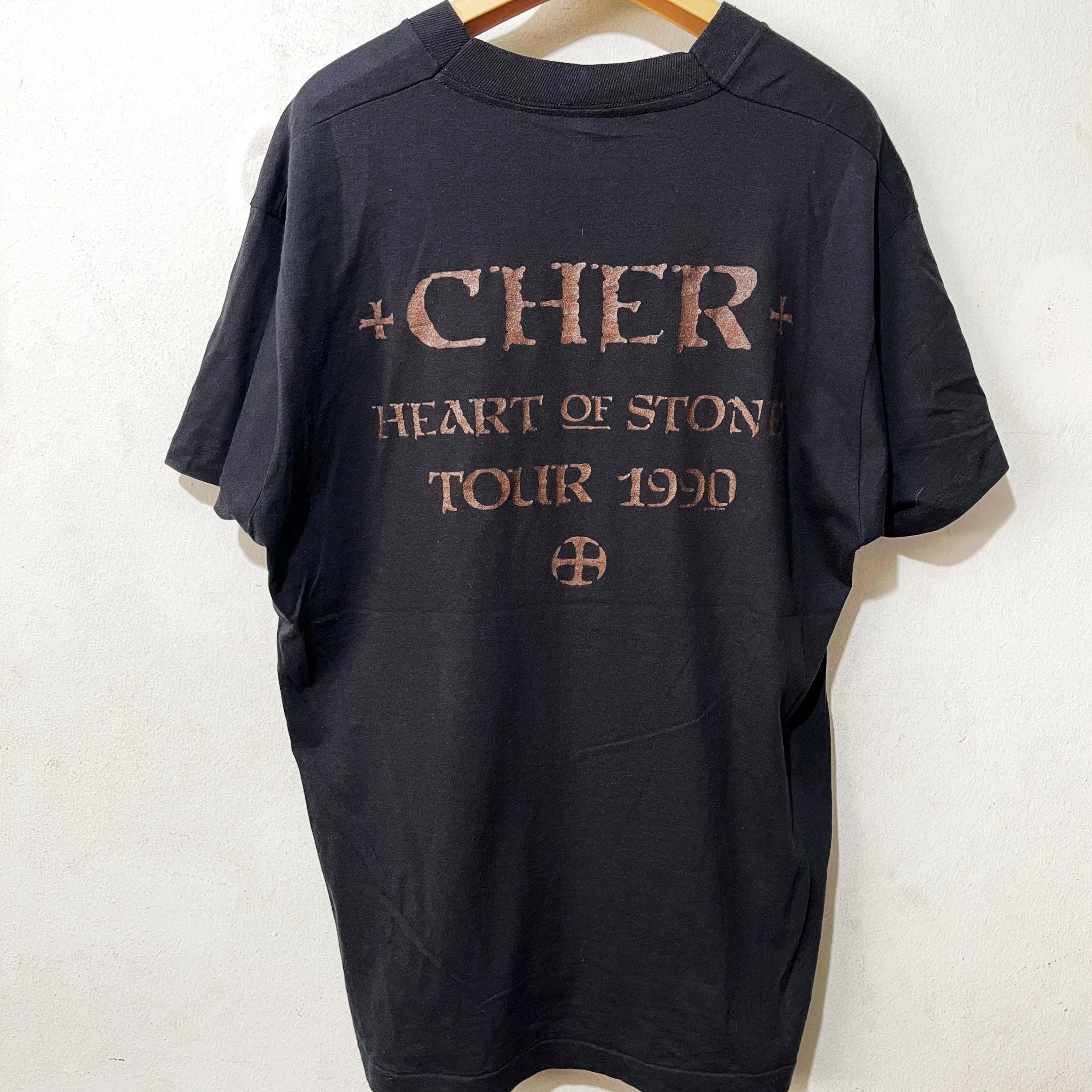 Vintage 1990 Cher Tour Heart of Stone T-shirt Size L–XL - Etsy Israel