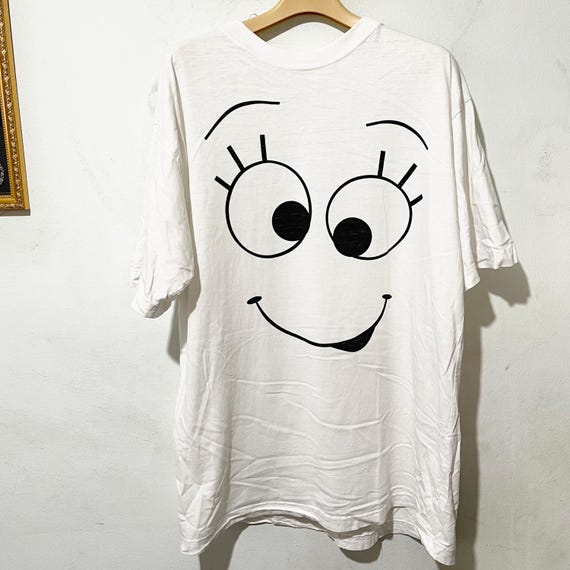 Vintage 90s Miele Face T-shirt Size L - Etsy